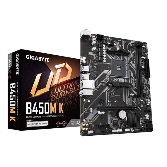 Материнська плата Gigabyte  B450M_K sAM4 b450 2xDDR4 HDMI mATX (B450M_K) | Зображення 5