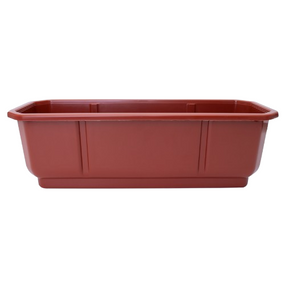 Вазон Дама балконний 100*18см теракот Алеана