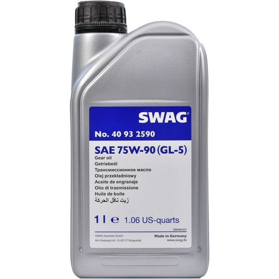 Трансмісійна олива SWAG GL-5 75W-90 1 л SW 40932590