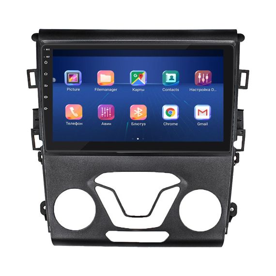 Штатная магнитола 9" Lesko для Ford Mondeo V 2014-2019  4/64Gb/ 4G/ Wi-Fi/ CarPlay Premium Форд | Зображення 1