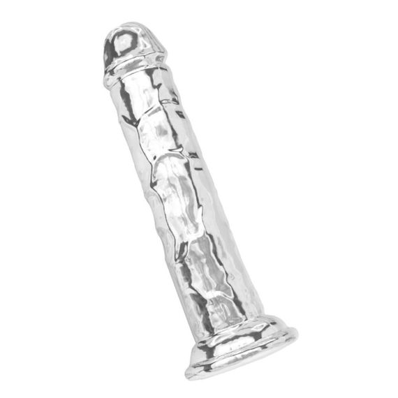 Фалоімітатор реаліст на присосці Toy Joy Get Real Clear Dong, прозорий Sex Aura | Зображення 1