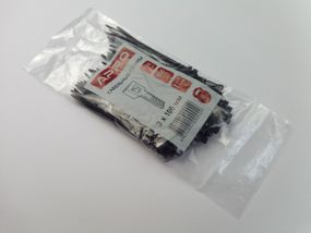 Хомут пластиковий APRO 100х3 (100 шт. в уп.) чорний, 1 ПАКОВКА (CT-B3100)