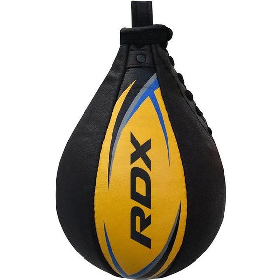 Пневмогруша боксерська RDX 2Y Boxing Speed Ball Leather Multi Yellow/Blue | Зображення 2