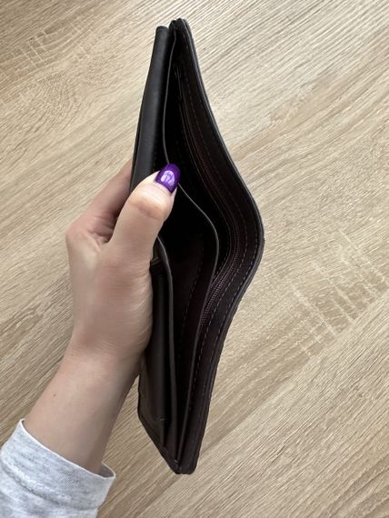 Гаманець портмоне чоловічий зі шкіри крокодила коричневий Ekzotic leather (cw34_6) | Зображення 3