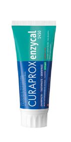 Зубна паста ферментна Curaprox Enzycal 1450 з підвищеним фтором, 75 мл., RDA - 60
