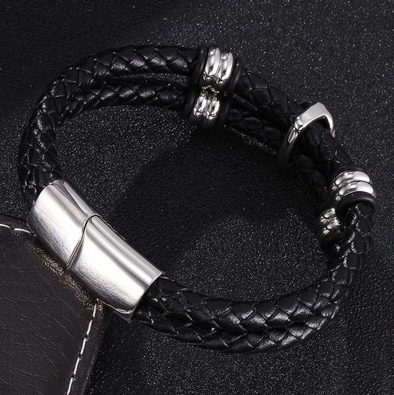 Мужской браслет Primo Collar Skull - Black | Зображення 2