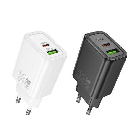 МЗП Hoco N63 Gentle PD30W+QC3.0 (1USB-A/1C)