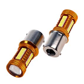 Лампа діодна S25 1156-4014-38SMD 1 контакту + лінза 09377