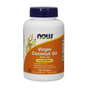 Кокосовое масло Now foods Virgin Coconut Oil 1000 mg 120 softgels
