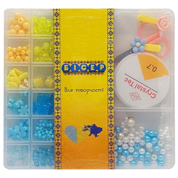Набір бісеру для виготовлення креативних аксесуарів PL-15/01/05 намистини, бісер, підвіски | Зображення 2