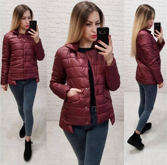 Куртка, арт.932, колір бордо