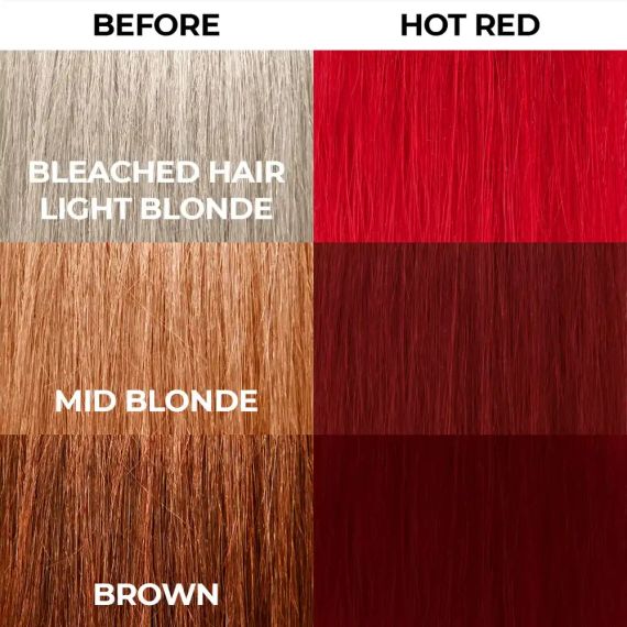 Краска для волос Горячий красный Stargazer Semi-permanent hair colour Hot Red 70 мл | Зображення 3