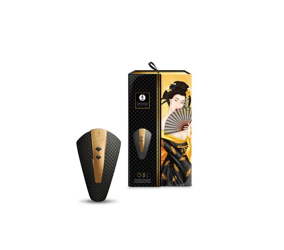 Кліторальний вібратор Shunga Obi Black | Зображення 6