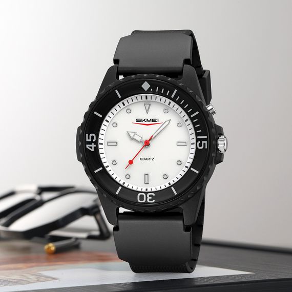 Skmei 2433BKWT Black-White | Зображення 1