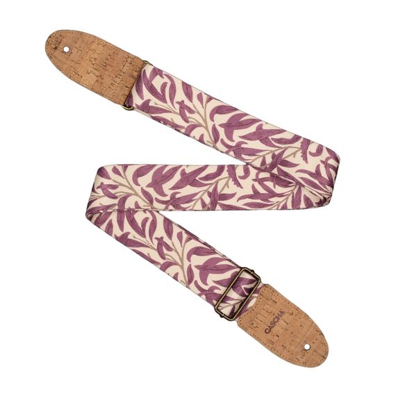 Ремінь дo гітари Cascha Vegan CGS-VC4 (Mauve Leaves)
