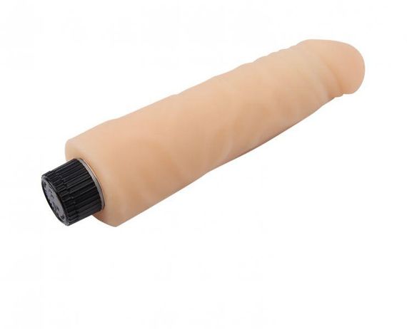 Вібромасажер 7.5" Vibrating Cock No.04, Flesh Sex Aura | Зображення 3