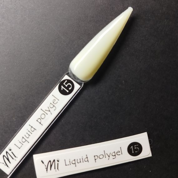 Наліпка на тіпсу (палітру) для рідкого полігелю Mi Color №15 (9 x 55 мм)