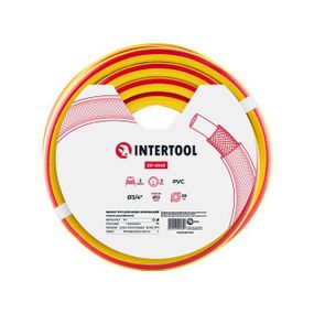 Шланг садовий 3 шаровий, 3/4", 20 м, армований, PVC INTERTOOL GE-4043