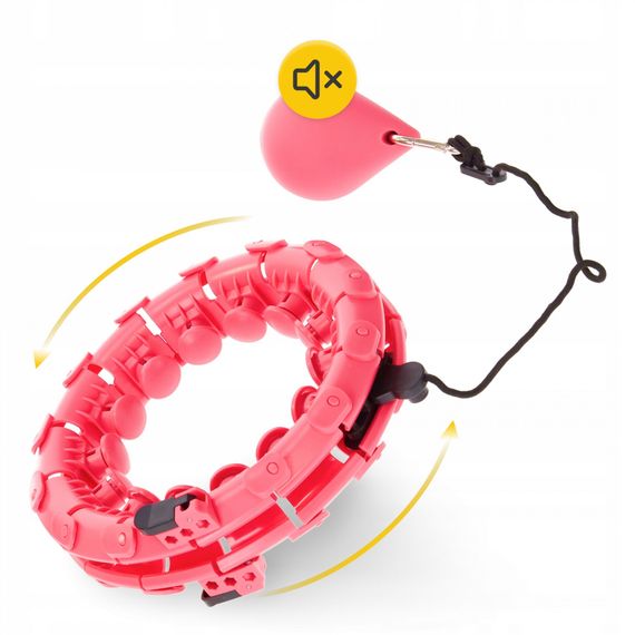 Обруч (хулахуп) масажний 4FIZJO з обтяженням 4FJ0633 (P-5907739316820) | Зображення 4