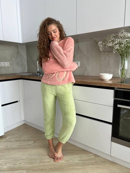 Пижама женская Розовая XL (2505) | Зображення 4