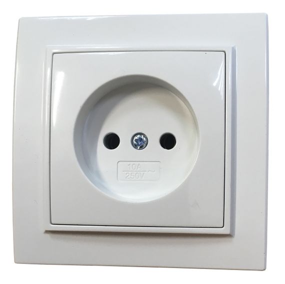 Розетка внутрішній установки 1-а б/з біла IP20 Malta Ny95000956 | Зображення 1