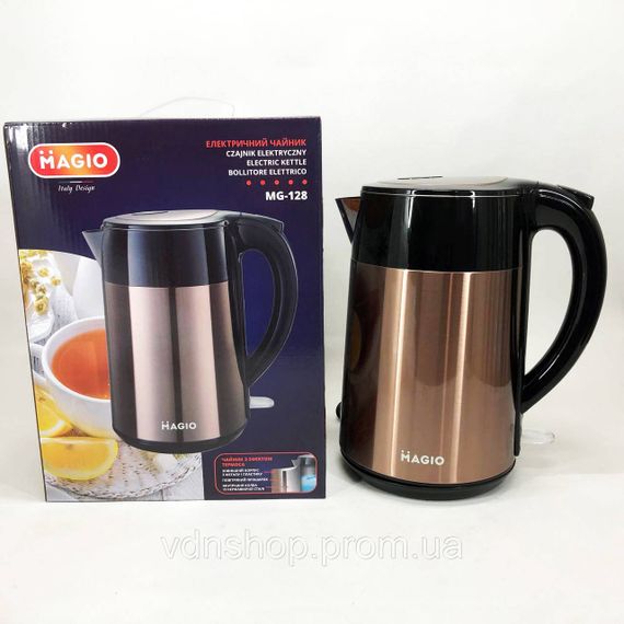 Домашний чайник качественный, Электрический чайник с современным внешним видом, Чайники на подставке FJ-42 | Зображення 2