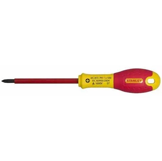 Викрутка Stanley FatMax VDE 1000V під шліць Phillips PH1 х 100 мм (0-65-415)