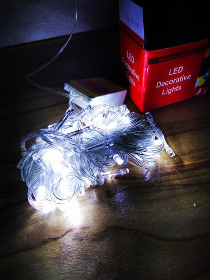 Гірлянда світлодіодна новорічна біла 200 LED 10 м <unk> Гірлянда електрична <unk> Новоричнева гірлянда <unk> Гірлянда | Зображення 4