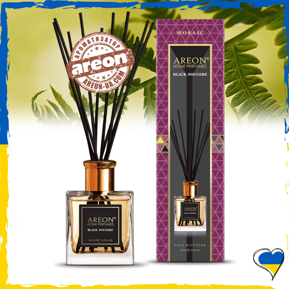 Аромадифузор Areon Home Perfume Mosaic Black Fougere 150мл