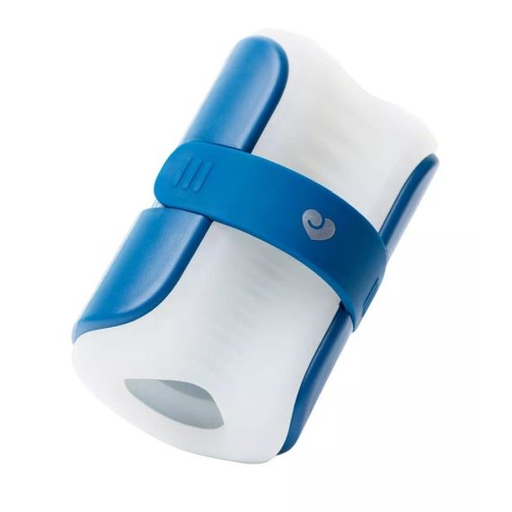 Мастурбатор Lovehoney Mon Ami Adjustable із відкритим каналом, біло-блакитний Sex Aura