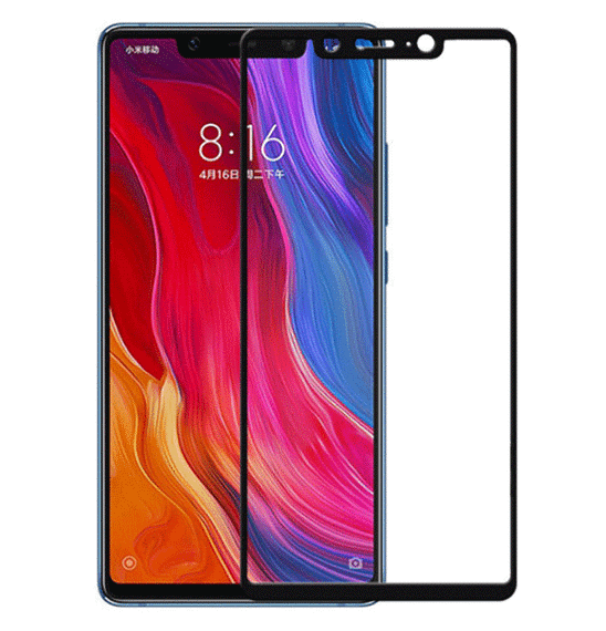 Full Glue захисне скло для Xiaomi Mi8 SE - Black
