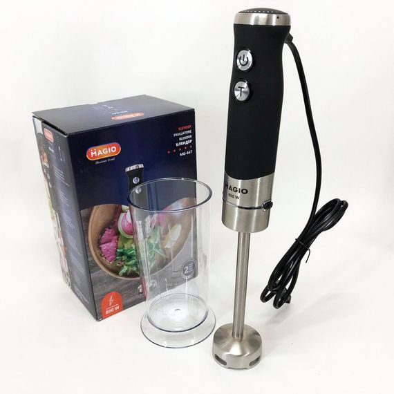 Блендер для кухні подрібнювач з чашею MAGIO, Блендер для дитячого пюре Потужний QL-39 | Зображення 4