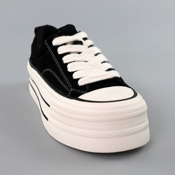 Кеди жіночі 591722 Чорні 36 37 38 39 40 | Зображення 1