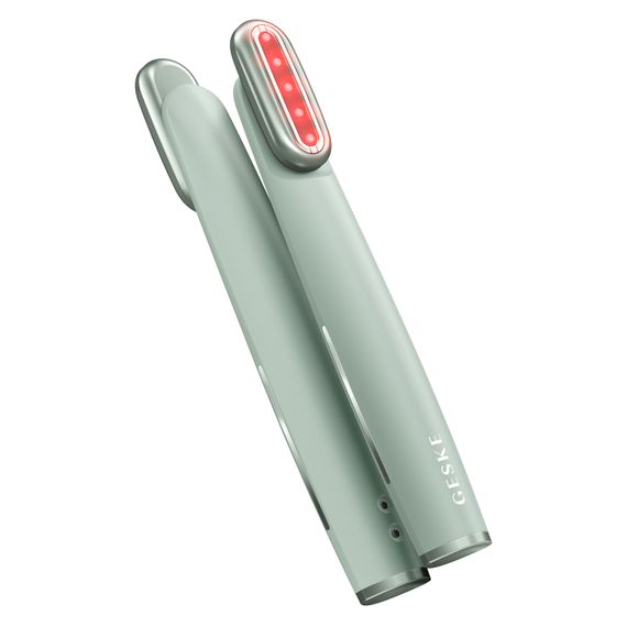 Пристрій для зміцнення і тонізації шкіри обличчя з поворотною головкою GESKE Skin Firming Wand 7в1 starlight, Зелений | Зображення 5