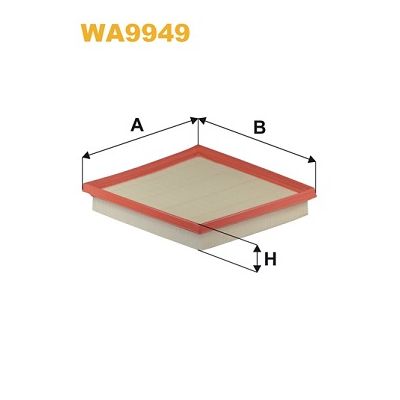 Воздушный фильтр для автомобиля Wixfiltron WA9949