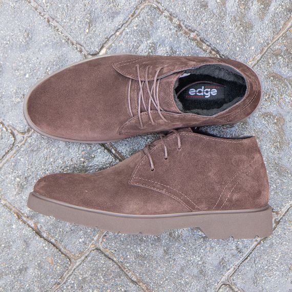 Замшеві черевики коричневого кольору 40 розмір | Зображення 7