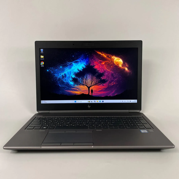 Мобільна робоча станція Б-клас HP zBook 15 G5 / 15.6" (1920x1080) IPS / Intel Xeon E-2176M (6 (12) ядер по 2.7 - 4.4 GHz) / 16 GB DDR4 / 512 GB SSD / nVidia Quadro P2000, 4 GB GDDR5, 128-bit / WebCam / TouchID б/в + Подарунок Бездротова миша / USB | Зображення 1