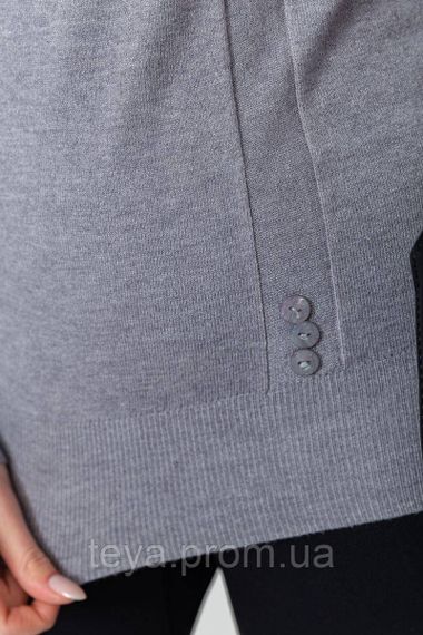 Гольф жіночий однотонний, колір сірий, розмір L-XL FA_008661 | Зображення 4