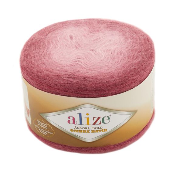 Пряжа ALIZE ANGORA GOLD OMBRE BATIK 7247 Аліза ангора голд омбре батик