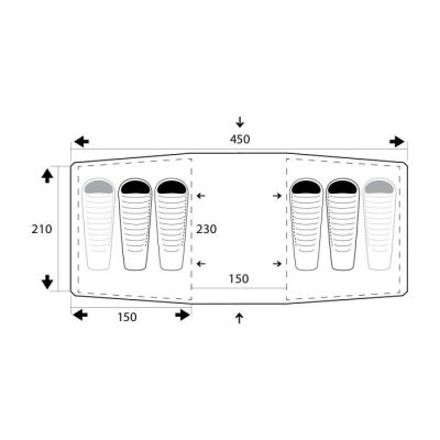 Палатка Trimm Comfort II dark lagoon/dark grey (001.009.0072) | Зображення 7