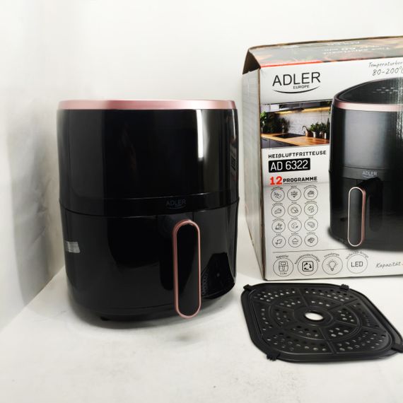 Електрична фритюрниця зі знімною чашею Adler, Апарат для приготування картоплі фрі QI-96 | Зображення 5