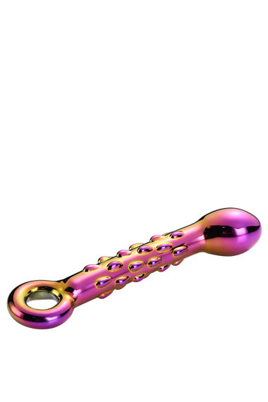 Dt21833 скляний фалоімітатор Dream Toys GLAMOUR GLASS RIBBED G-SPOT DILDO Sex Aura | Зображення 1