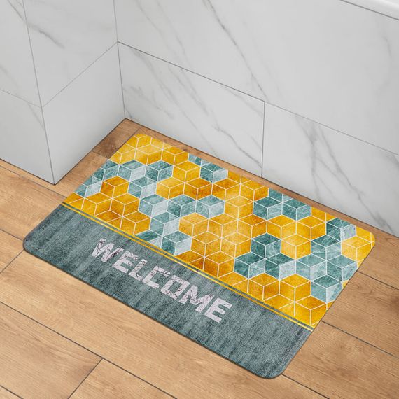 Вологопоглинаючий килимок куби "Welcome" 38*58CM*3MM (D) SW-00001561 | Зображення 4