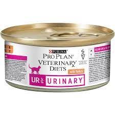 Вологий дієтичний корм для котів при сечокам'яній хворобі Pro Plan Veterinary Diets UR Urinary Feline Formula з індичкою 195 г 0.195 кг