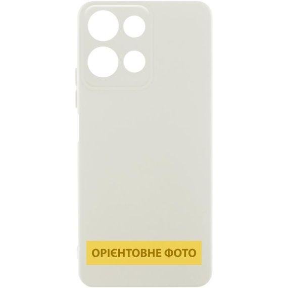 Чохол Silicone Cover Lakshmi Full Camera (AA) для Motorola Moto G35 Білий / White