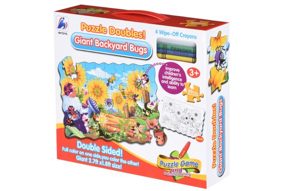 Пазл-раскраска Same Toy  Жуки на заднем дворе 2032Ut (2032Ut)