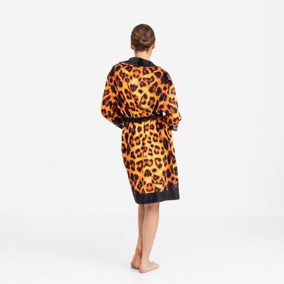 Халат жіночий з плюшевого велюру ексклюзивний Leopard 18275 L-XL | Зображення 2