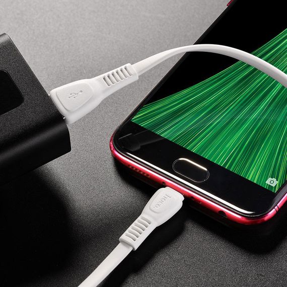 Дата кабель Hoco X40 Noah USB to MicroUSB (1m) Білий | Зображення 4