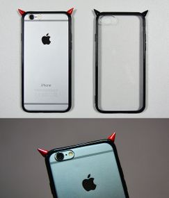 Накладка Рожки iPhone 7 Plus/8 Plus