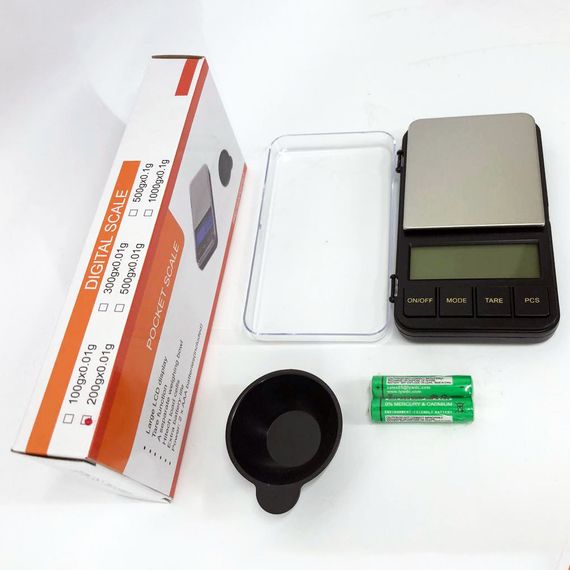 Маленькі електронні ваги Digital scale VS 6285PA-200 г, Міні ваги, WM-524 Ваги маленькі | Зображення 3